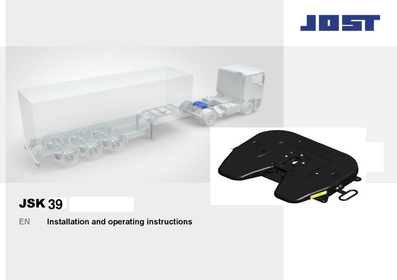 jost JSK 39 Installation and Operating Instrucitons