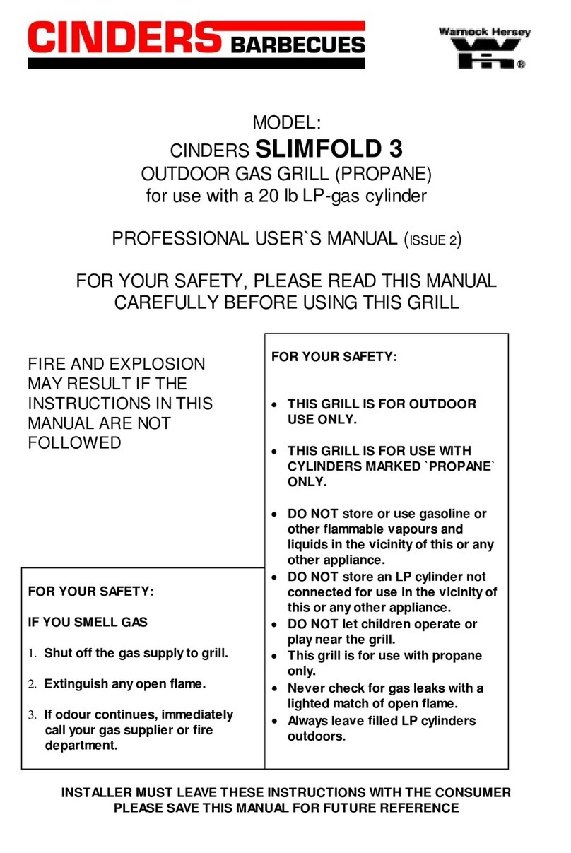 Cinders SLIMFOLD 3 Professional Users Manual