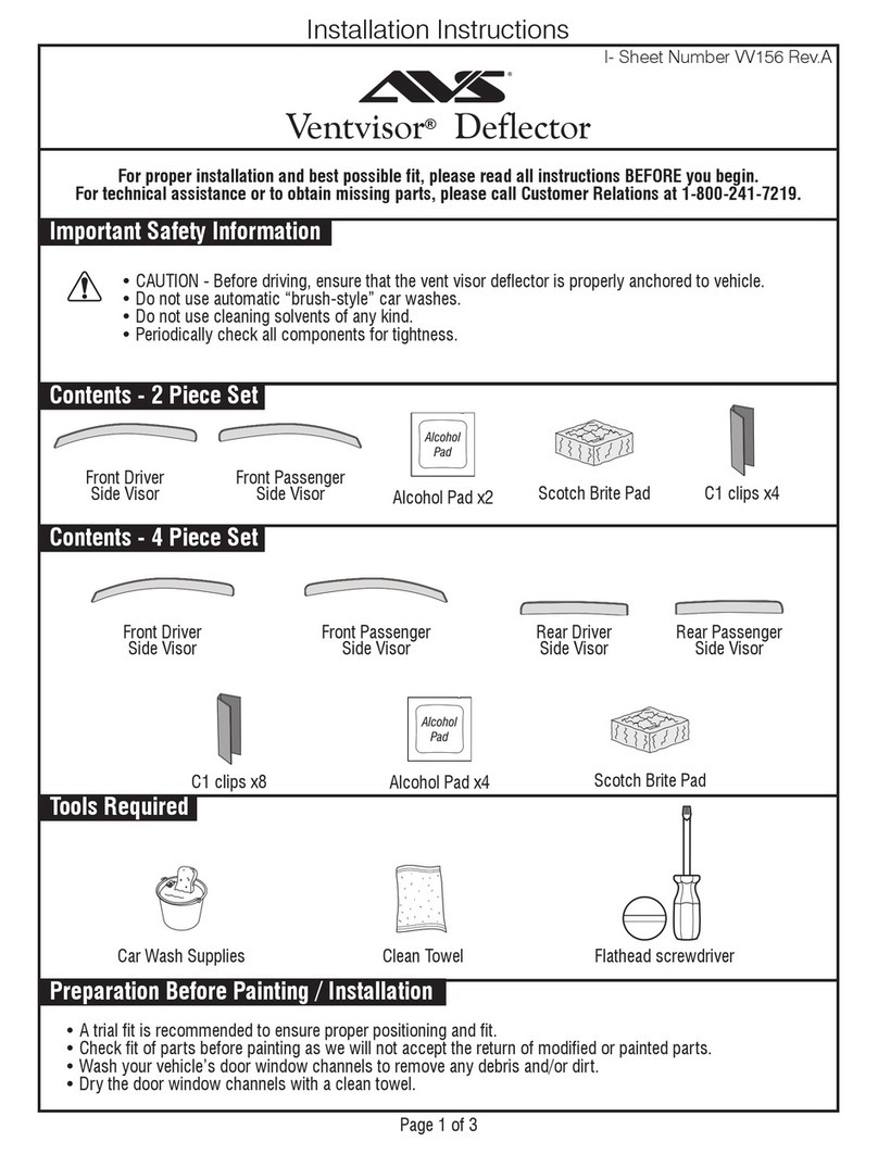 AVS Ventvisor User manual