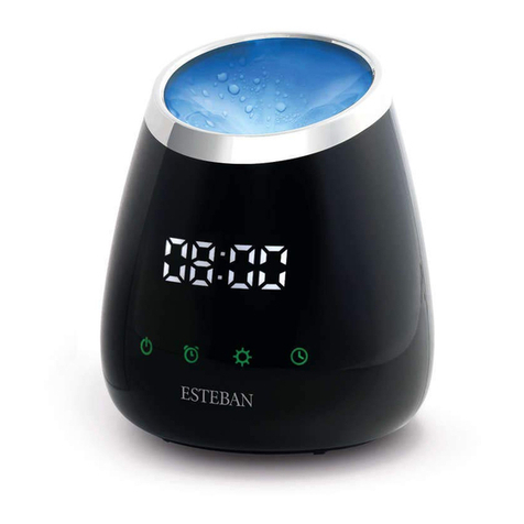 ESTEBAN BLACK TIMER Use Instructions Leaflet