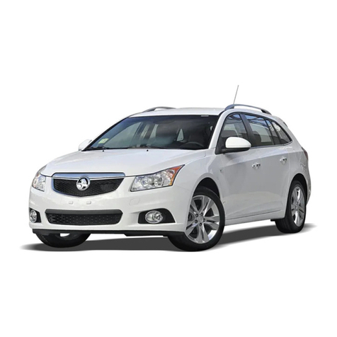 HOLDEN JH CRUZE User guide HOLDEN JH CRUZE User guide