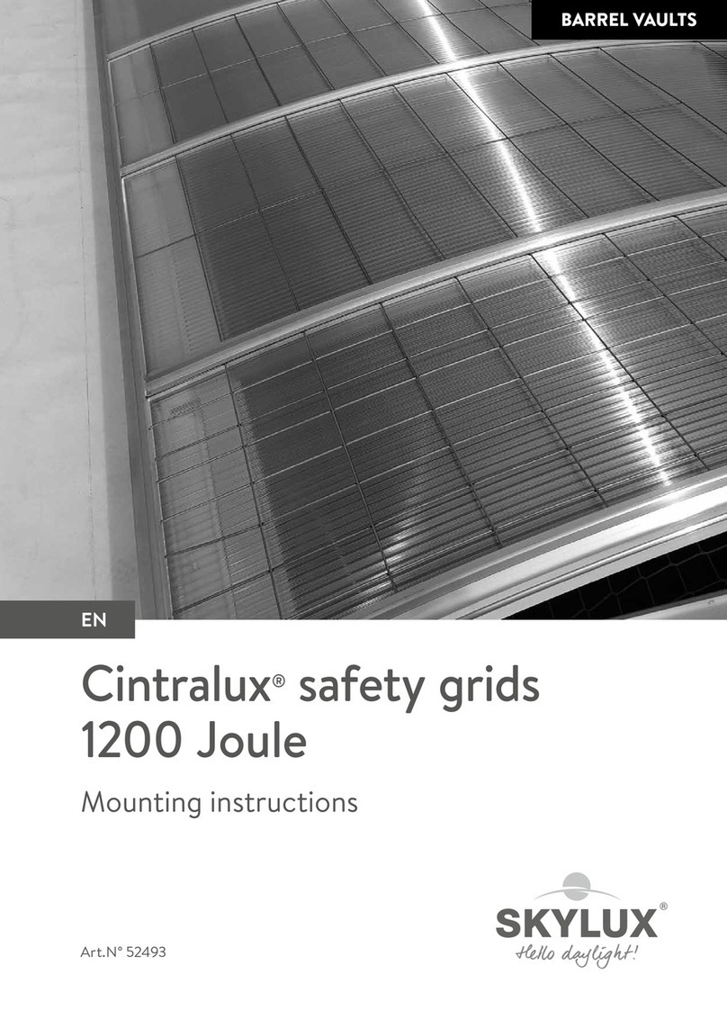 SKYLUX Cintralux 1200 Joule Mounting instructions