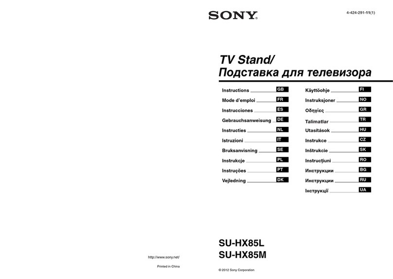 Sony SU-HX85L instructions