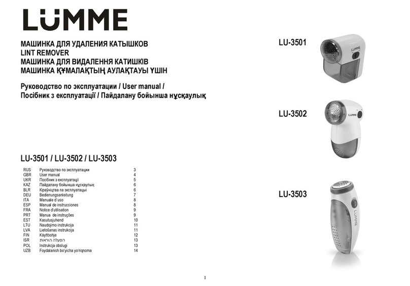 Lumme LU-3501 user manual