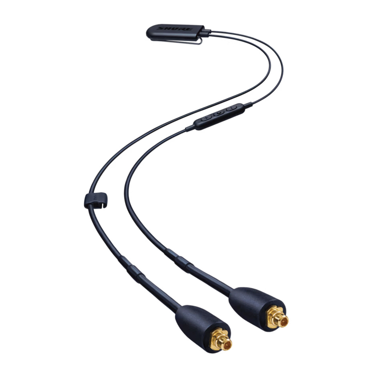 Shure RMCE-BT2 User manual