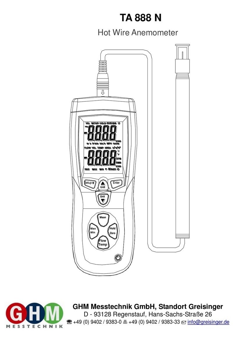 GHM-Messtechnik TA 888 N manual