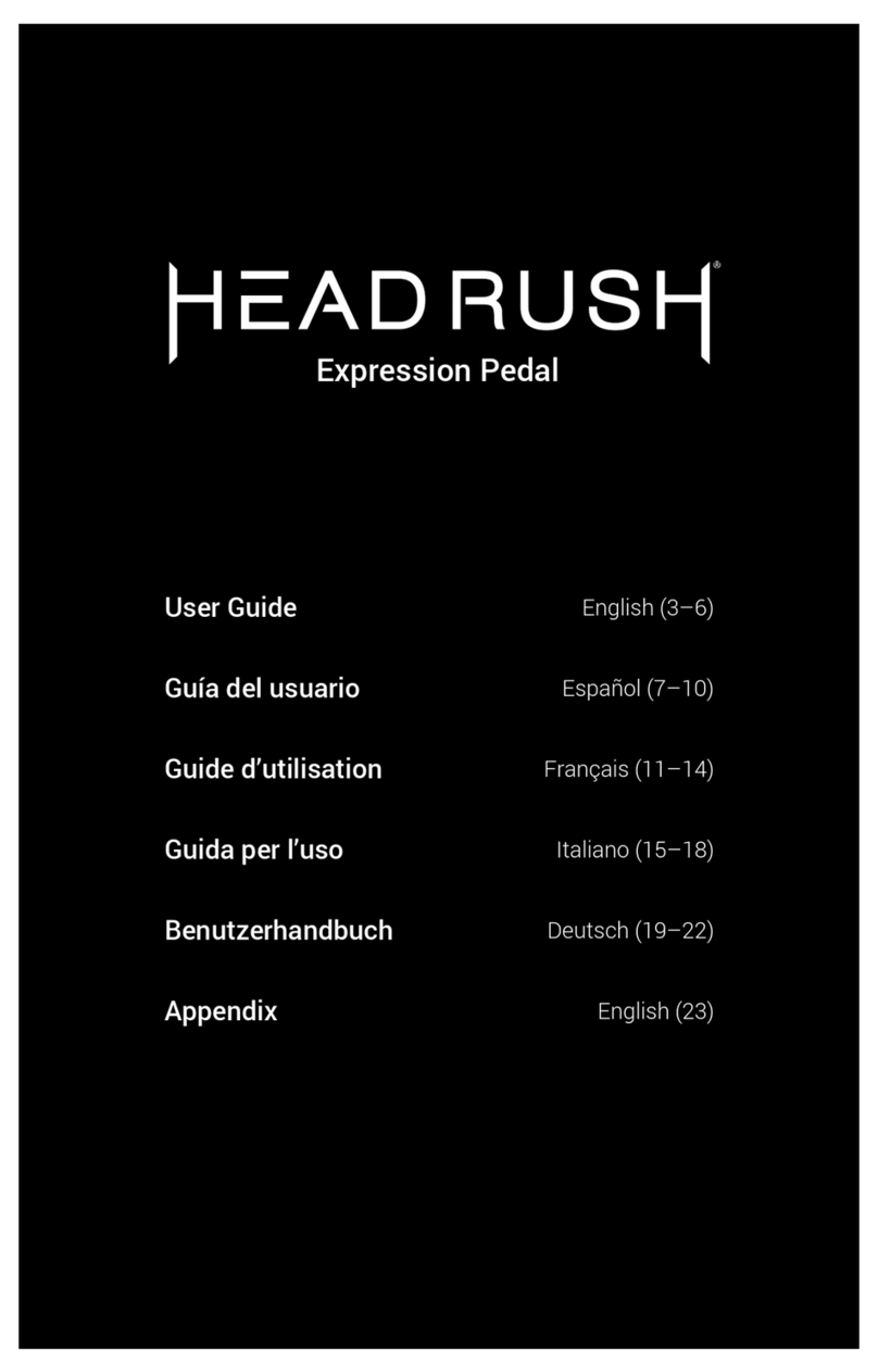 HEADRUSH 103177 user guide