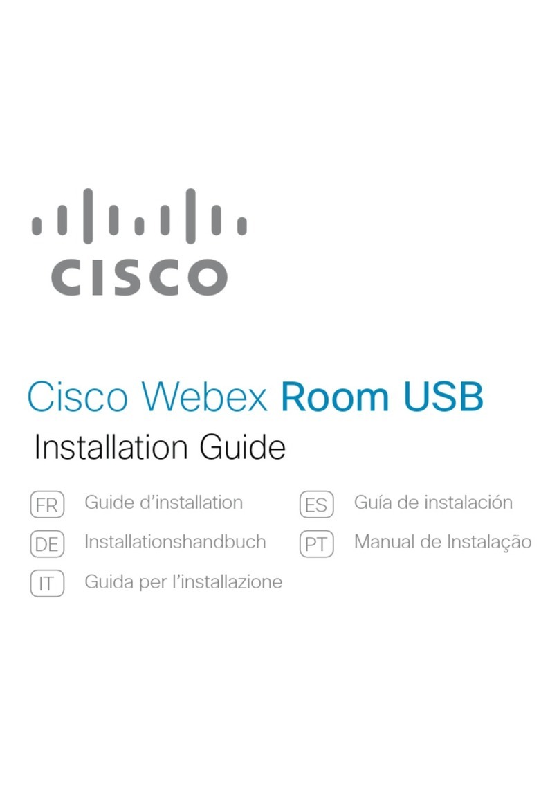 Cisco Webex Room Kit User manual