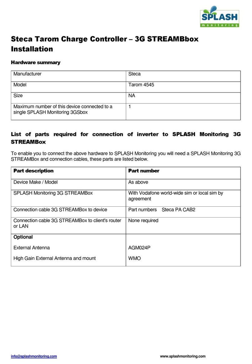 Steca Tarom 4545 User manual