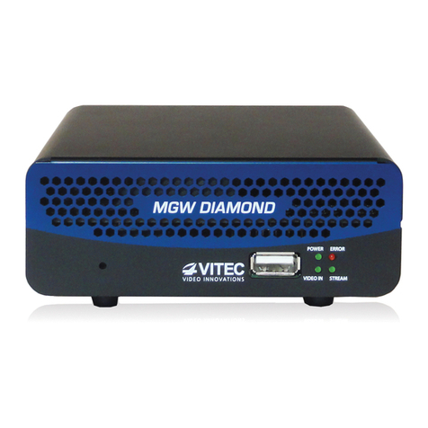 Vitec Multimedia MGW Diamond User manual
