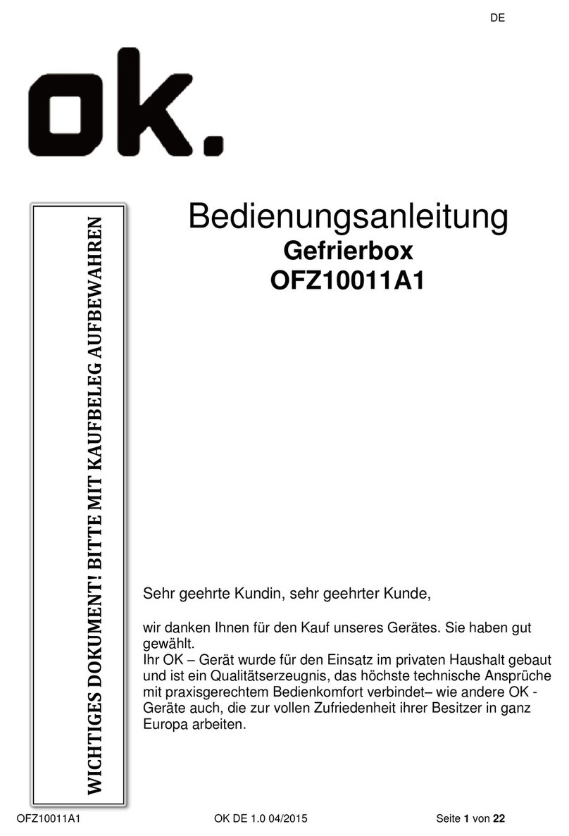 O.K. OFZ 10011 A1 instruction manual