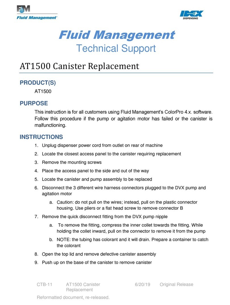 Idex Fluid Management AT1500 Installation instructions