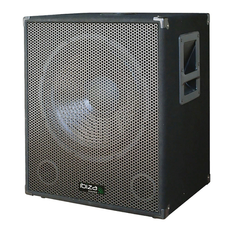 Ibiza sound SUB15A manual