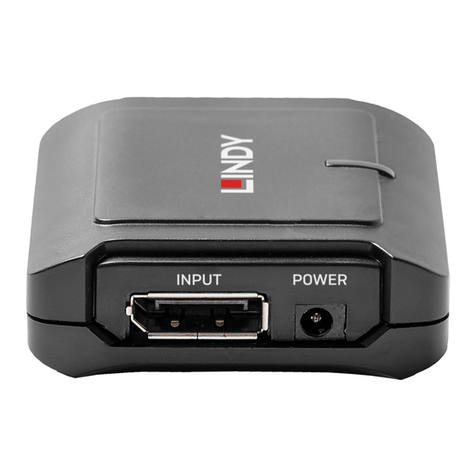 Lindy DisplayPort 38415 user manual