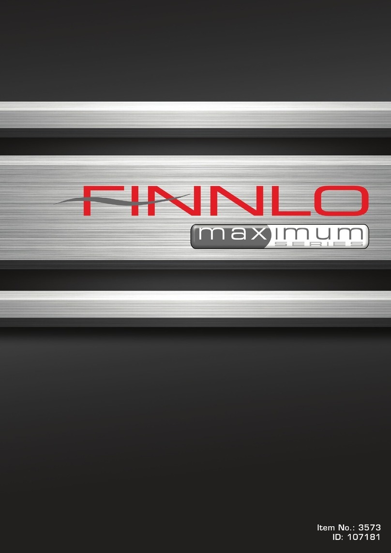 Finnlo maximum Series User manual Finnlo maximum Series User manual