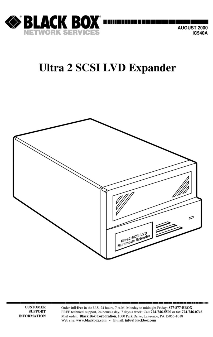Black Box IC540A User manual