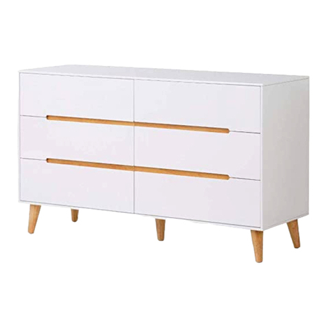 Happy Beds Alicia 6 Drawer Wide Chest Assembly instructions Happy Beds Alicia 6 Drawer Wide Chest Assembly instructions