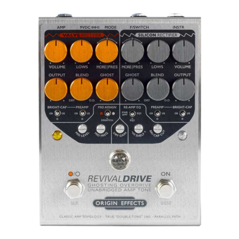 Origin Effects RevivalDRIVE User manual