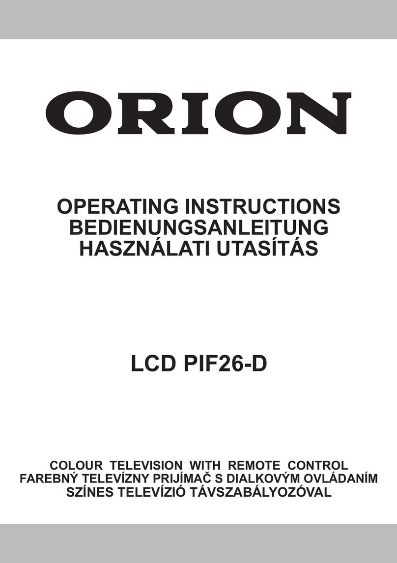 Orion LCD PIF26-D User manual Orion LCD PIF26-D User manual