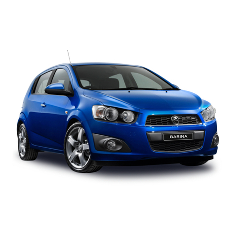HOLDEN TM BARINA Owner's handbook