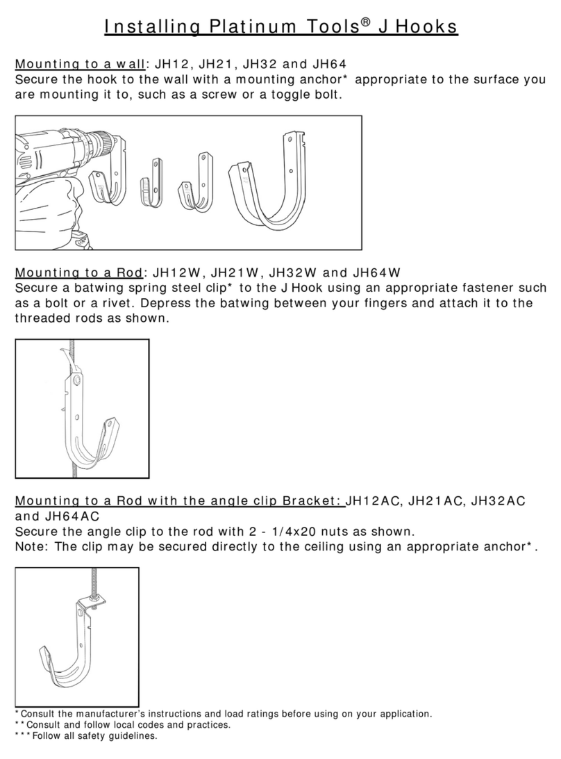 Platinum Tools J Series Install instructions