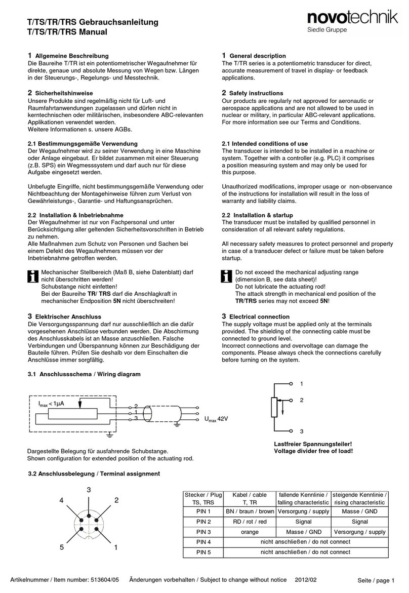 Siedle Novotechnik T Series manual