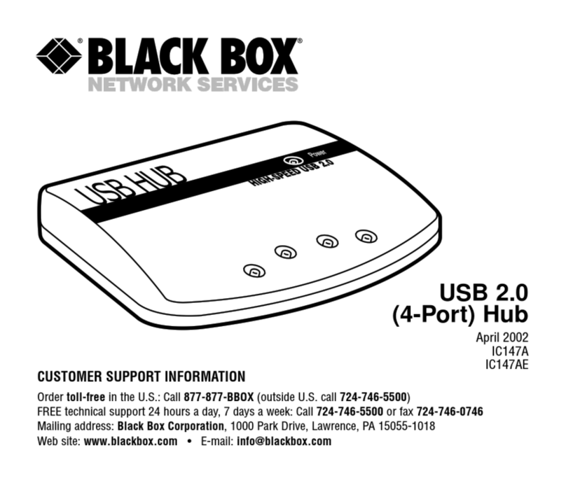 Black Box IC147A User manual