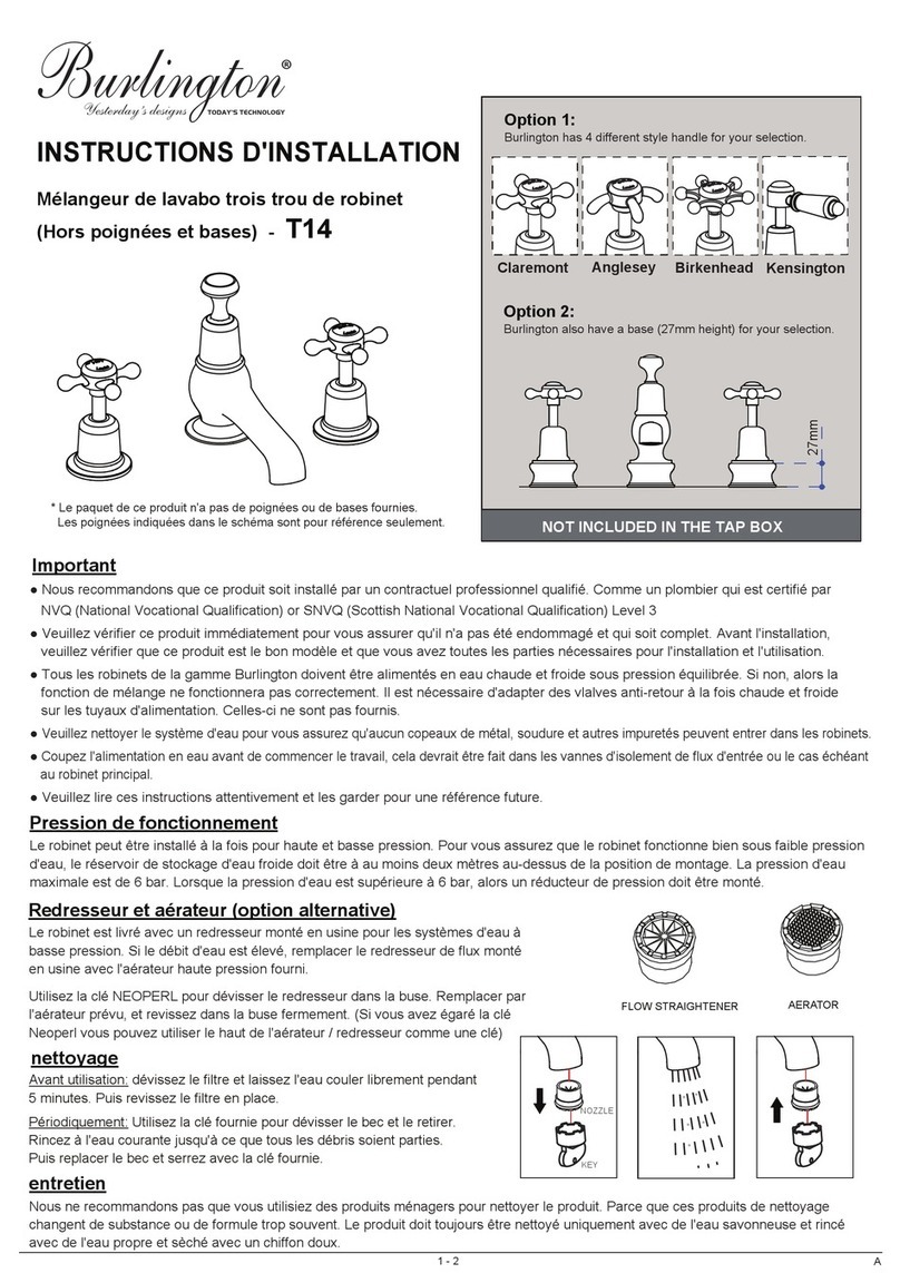 Burlington T14 User manual