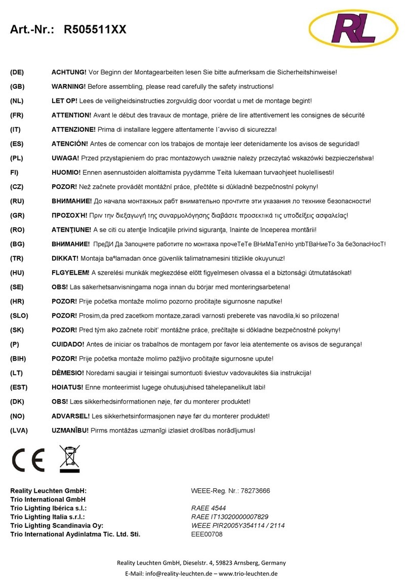 RL R505511 Series quick start guide