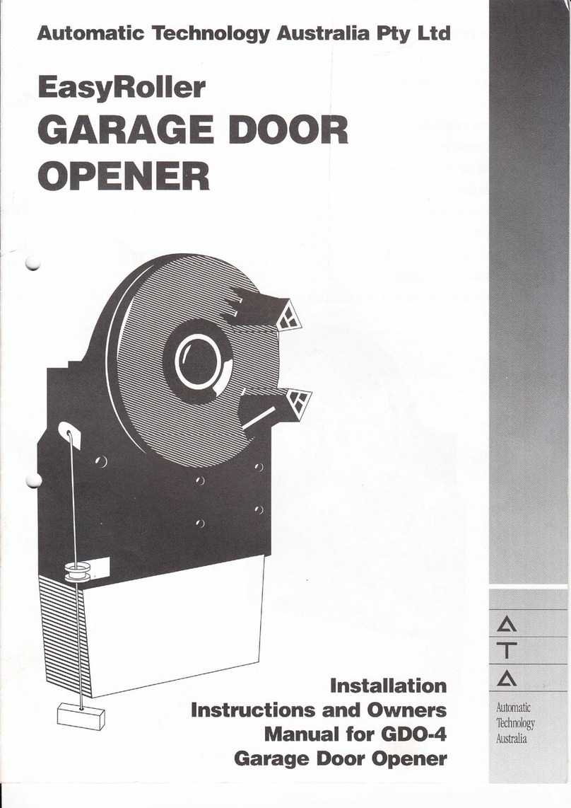 Automatic Technology Australia EasyRoller GDO-4 Quick start guide