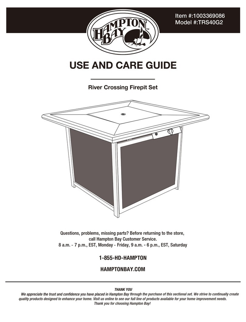 HAMPTON BAY TRS40G2 Use and care guide