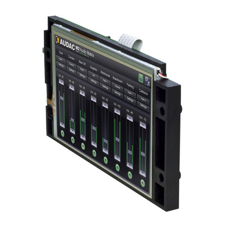 AUDAC M2DIS Update manual
