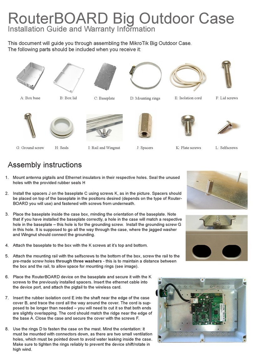 MikroTik CAOTU Installation Guide and Warranty Information
