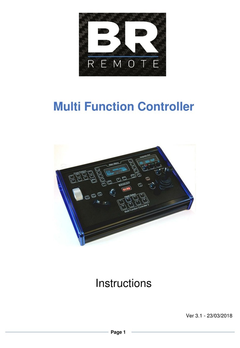 BR Remote Multi Function Controller instructions