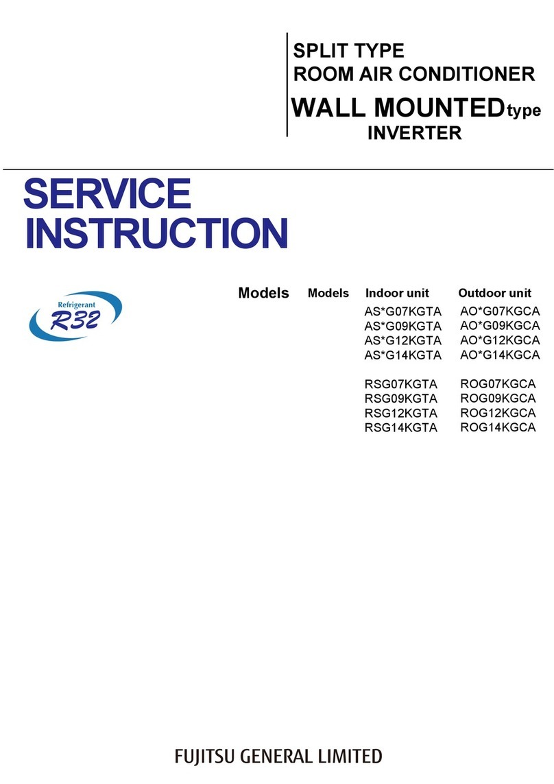 Fujitsu AS G07KGTA Series Original operating manual