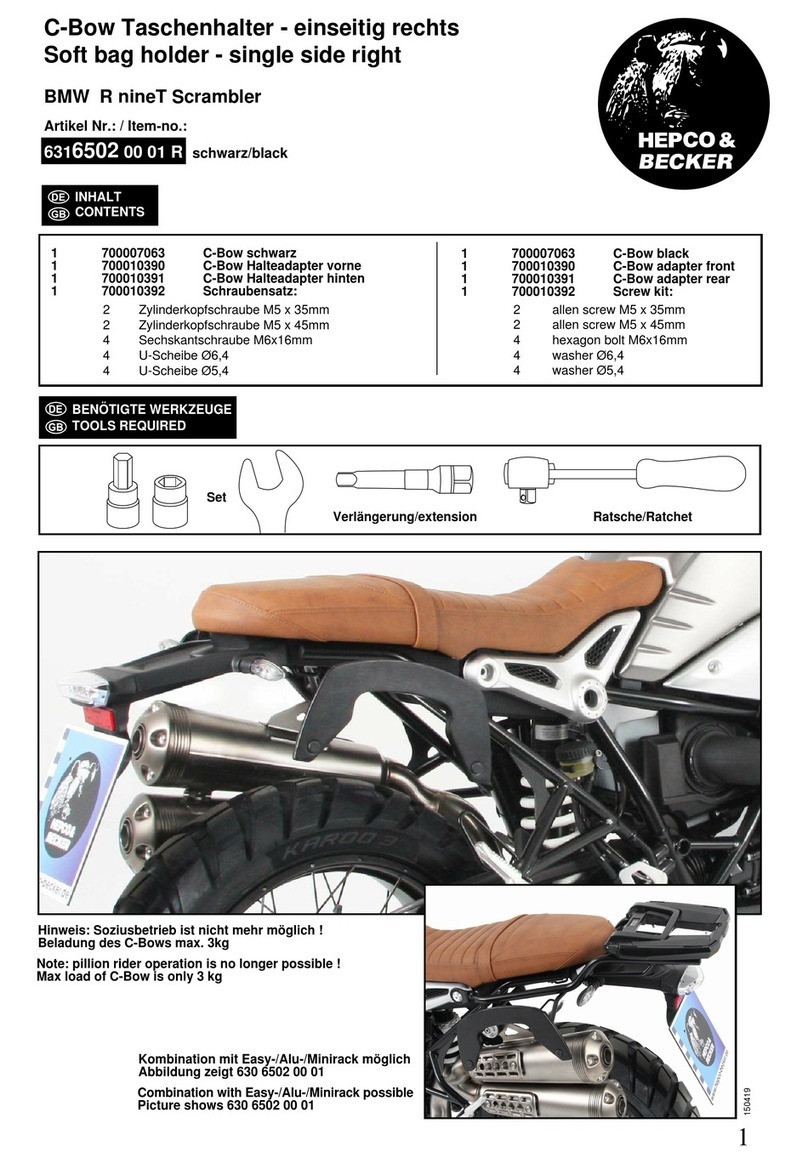 hepco & becker 6316502 00 01 R User manual