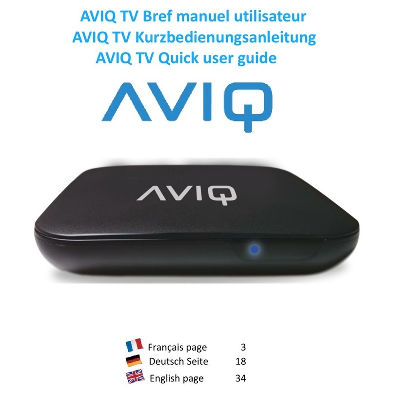 AVIQ TV Quick user guide