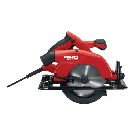 Hilti SC 55W User manual Hilti SC 55W User manual