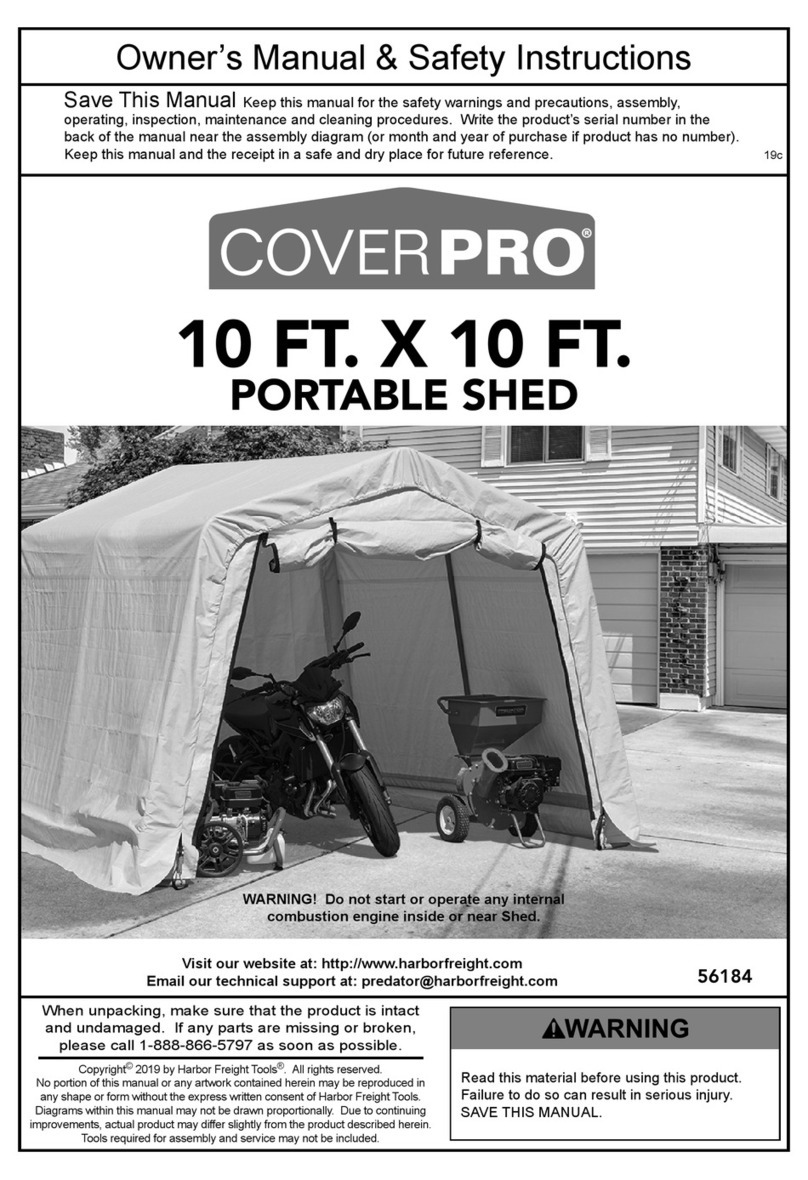 COVERPRO 56184 Owner's manual & safety instructions