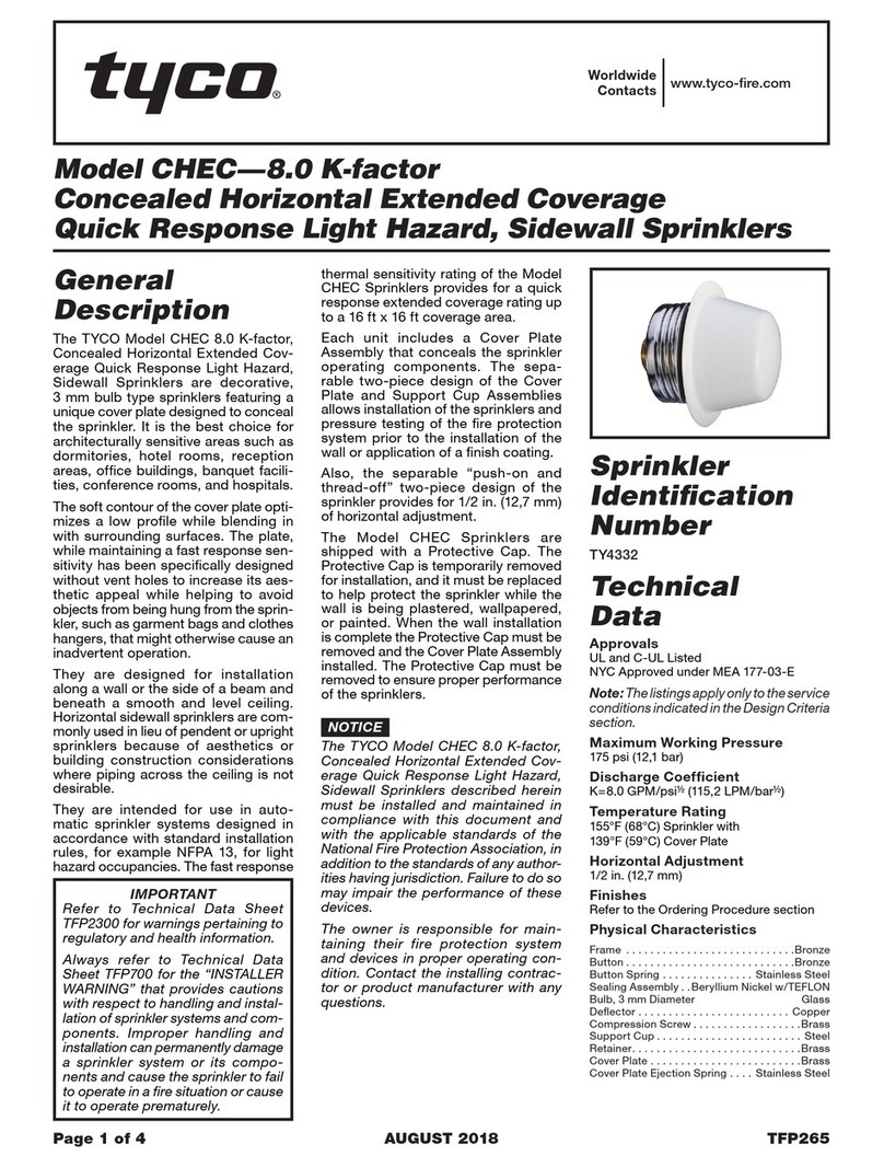 Johnson Controls tyco CHEC User manual