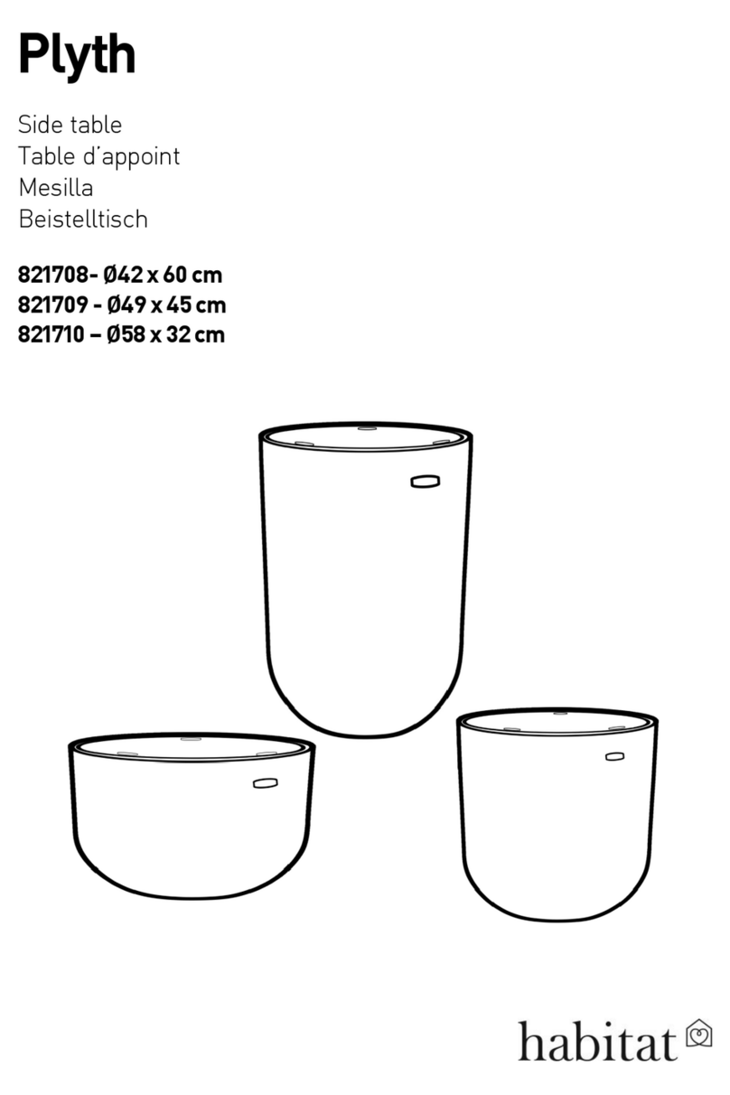 Habitat Plyth 821708 User manual
