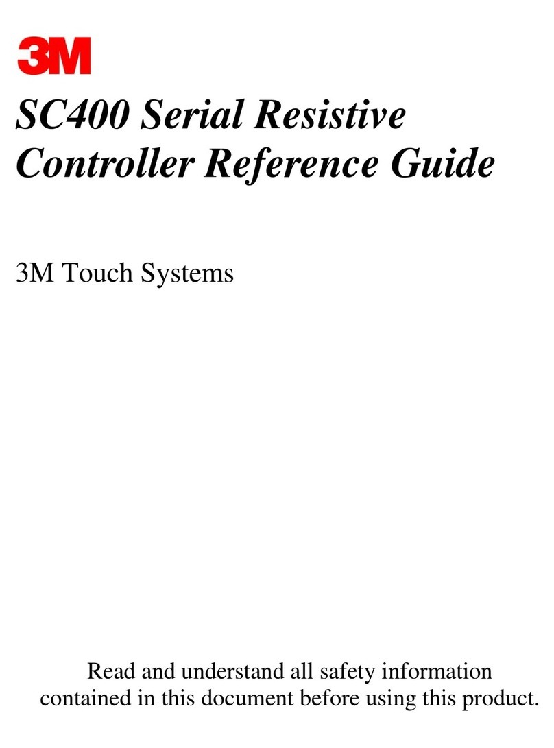 3M SC400 Serial Resistive reference guide