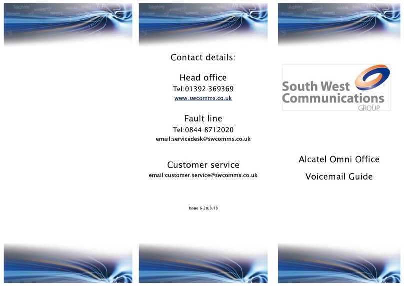 Alcatel Omni Office 4018 quick start guide