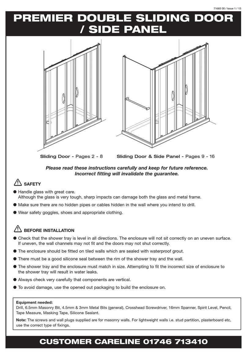 Coram Showers PREMIER manual