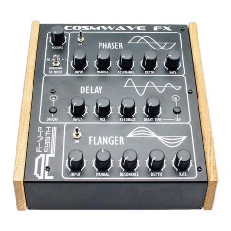 AVP Synthesizers COSMWAVE FX user manual