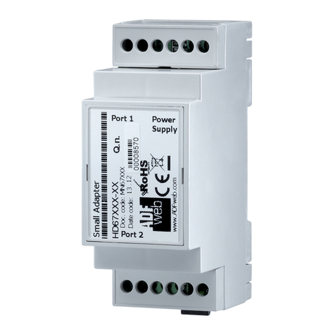 ADF Web HD67B11-IP-B2 User manual ADF Web HD67B11-IP-B2 User manual