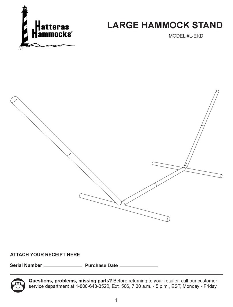 Hatteras Hammocks L-EKD Assembly instructions