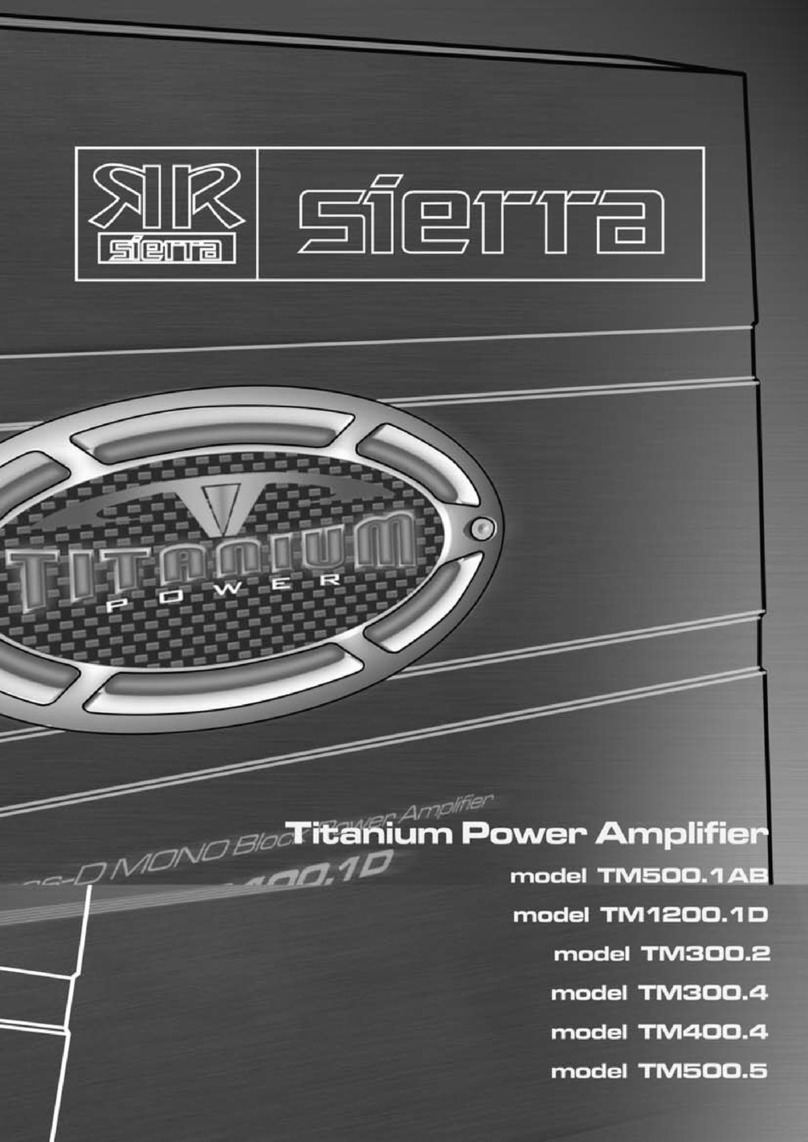 Sierra Titanium Power TM500.1AB manual