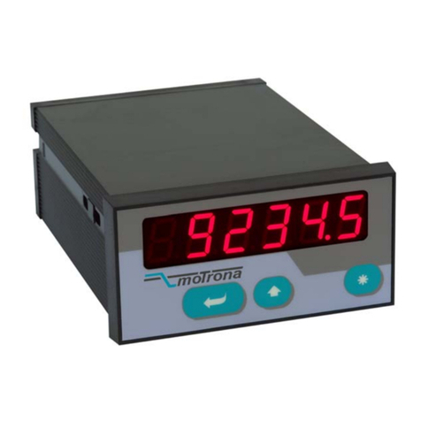 Motrona AX 346 operating instructions