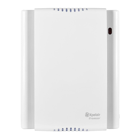Xpelair Premier CF40DC Installation and maintenance instructions